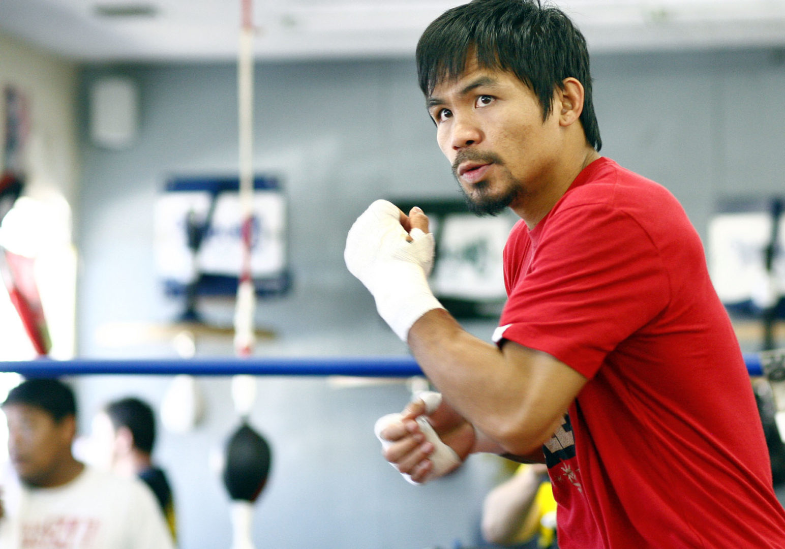 PACQUIAO WILD CARD WORKOUT PHOTO GALLERY Boxing News Boxing UFC And