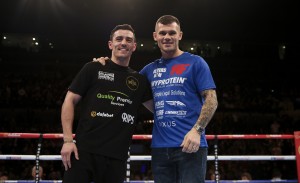 Callum Smith v Rocky Fielding  British Super Middleweight Title Fight, Echo Arena, Liverpool. Picture by Mark Robinson. 7th November 2015.