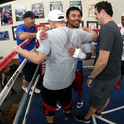 Manny Pacquiao Tuesday workout Photos - Boxing News ...