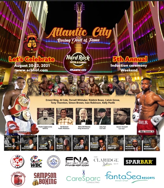 Atlantic City Boxing Hall of Fame Induction Weekend Takes Place August