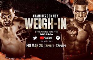Jose Ramirez 139.6 Vs. Josh Taylor 139.6 - Weigh-in Results - Boxing News 24
