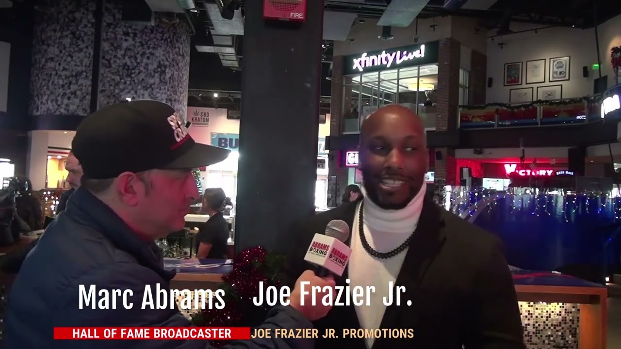 VIDEO: Joe Frazier Jr Talks about his January 13, 2024 Promotion Boxing ...